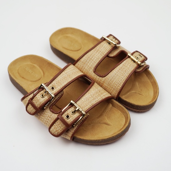 New CREWCUTS JCREW Girls Size 2 K2 Colbie wide-strap sandal Weathered Sand $65 - Picture 2 of 5
